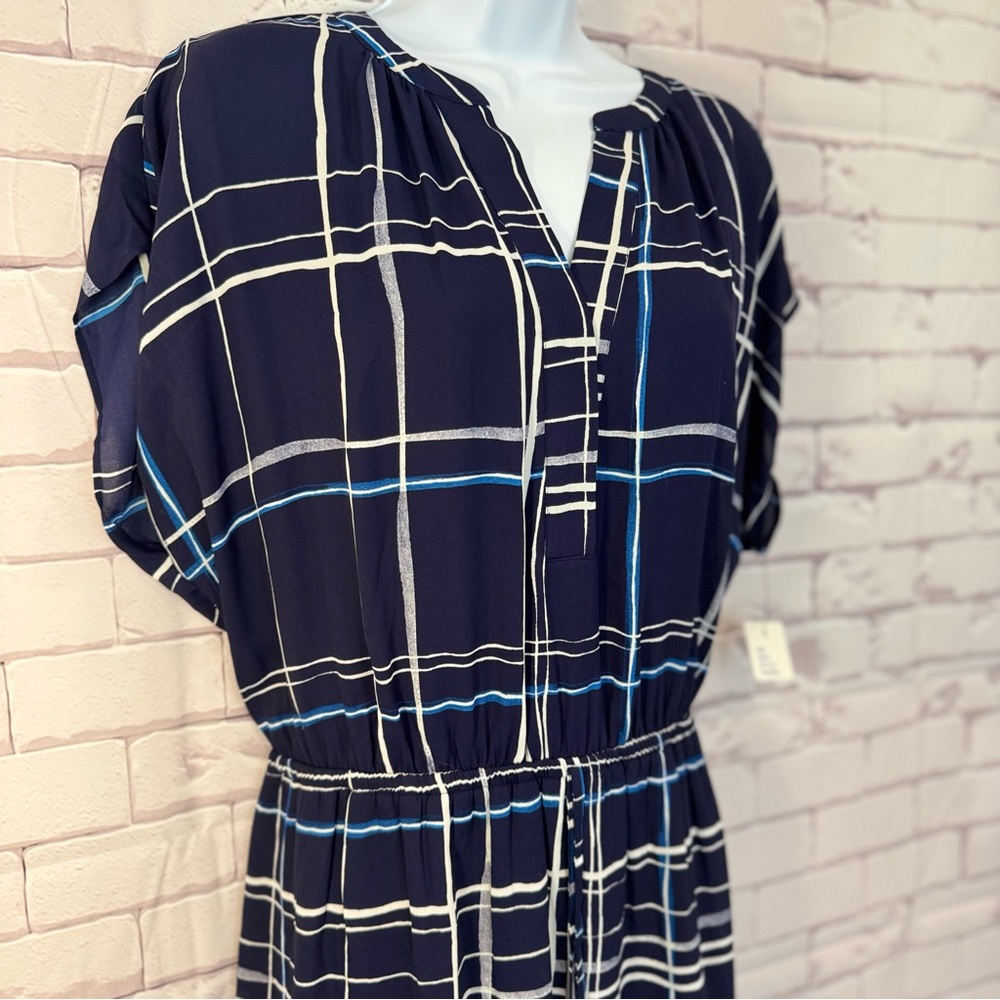 Apt. 9 Blue and White Sundress with Dolman Sleeves